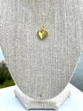 LV Dainty Heart Necklace- GOLD