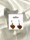 LV Heart Drop Earrings- GOLD