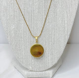 CC Classic Pendant Necklace- PINK