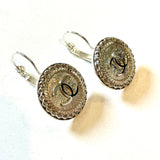 CC Large Classic Drop Earrings- SILVER