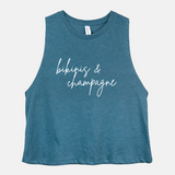 Bikinis & Champagne Cropped Tank