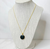 YSL Pendant Necklace- BLACK