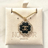 CC Four Leaf Clover Necklace-BLACK