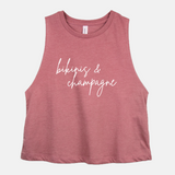 Bikinis & Champagne Cropped Tank