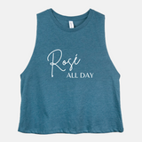 Rose All Day Cropped Tank