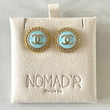 CC Small Classic Stud Earrings- BRIGHT BLUE