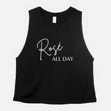 Rose All Day Cropped Tank