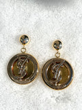 YSL Drop Earrings- GOLD