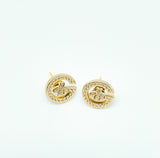 GG Bee G Gold Earrings