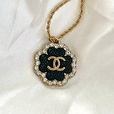 CC Four Leaf Clover Necklace-BLACK