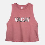 VACAY Palm Cropped Tank