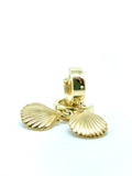18K Gold Filled Shell Huggie Earrings