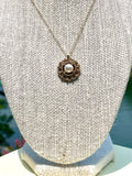CC Gold & Pearl Antique Necklace