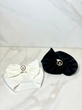 CC Baby Bow- BLACK/GOLD