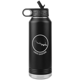 Lake Gaston Logo 32 oz Water Bottle Tumbler