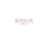 "NOMAD'R- BURGUNDY" Stickers