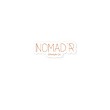 "NOMAD'R- ORANGE" Stickers