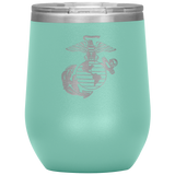 Marine Corps Emblem Wine Tumbler
