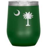 South Carolina Flag Wine Tumbler