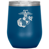 Marine Corps Emblem Wine Tumbler