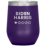 Biden-Harris 1 Star Review Wine Tumbler