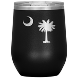 South Carolina Flag Wine Tumbler