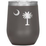 South Carolina Flag Wine Tumbler