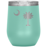 South Carolina Flag Wine Tumbler