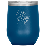 Wife of the Party Wine Tumbler