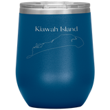 Kiawah Island Map Wine Tumbler