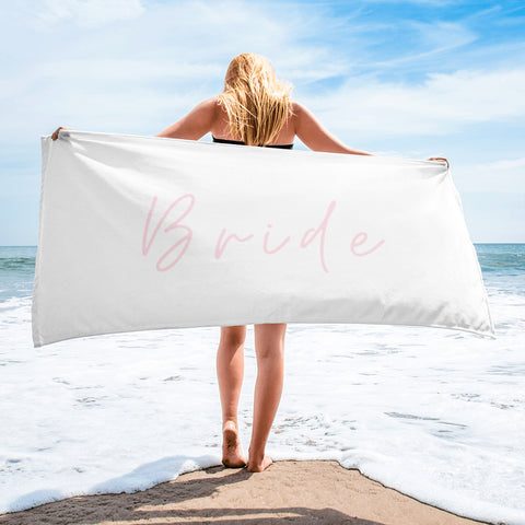 "Bride- PINK" Towel