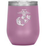 Marine Corps Emblem Wine Tumbler