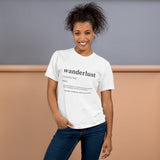 "wanderlust Definition" Unisex T-Shirt