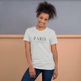 "Paris C'est La Vie- WHITE" Short-Sleeve Unisex T-Shirt