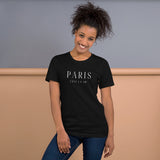 "Paris C'est La Vie- BLACK" Short-Sleeve Unisex T-Shirt