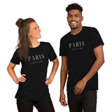 "Paris C'est La Vie- BLACK" Short-Sleeve Unisex T-Shirt
