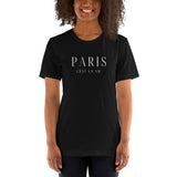 "Paris C'est La Vie- BLACK" Short-Sleeve Unisex T-Shirt