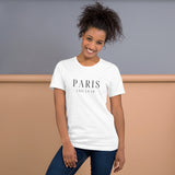 "Paris C'est La Vie- WHITE" Short-Sleeve Unisex T-Shirt