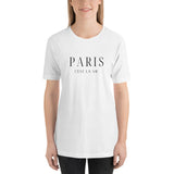 "Paris C'est La Vie- WHITE" Short-Sleeve Unisex T-Shirt