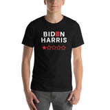 "Biden Harris- 1 Star Review" Short-Sleeve Unisex T-Shirt