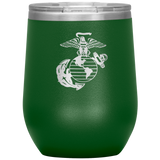 Marine Corps Emblem Wine Tumbler