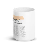"Enneagram 1- The Reformer" White glossy mug
