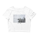 "Need a Lift- WHITE" Women’s Crop Tee