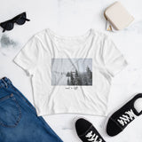"Need a Lift- WHITE" Women’s Crop Tee