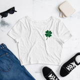 "Clover" Women’s Crop Tee