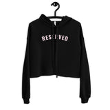 "Reserved- PINK" Crop Hoodie