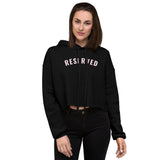 "Reserved- PINK" Crop Hoodie