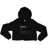 "Nomad Definition" Crop Hoodie