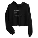 "Nomad Definition" Crop Hoodie