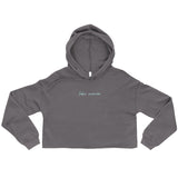 "Lake Norman- AQUA" Crop Hoodie